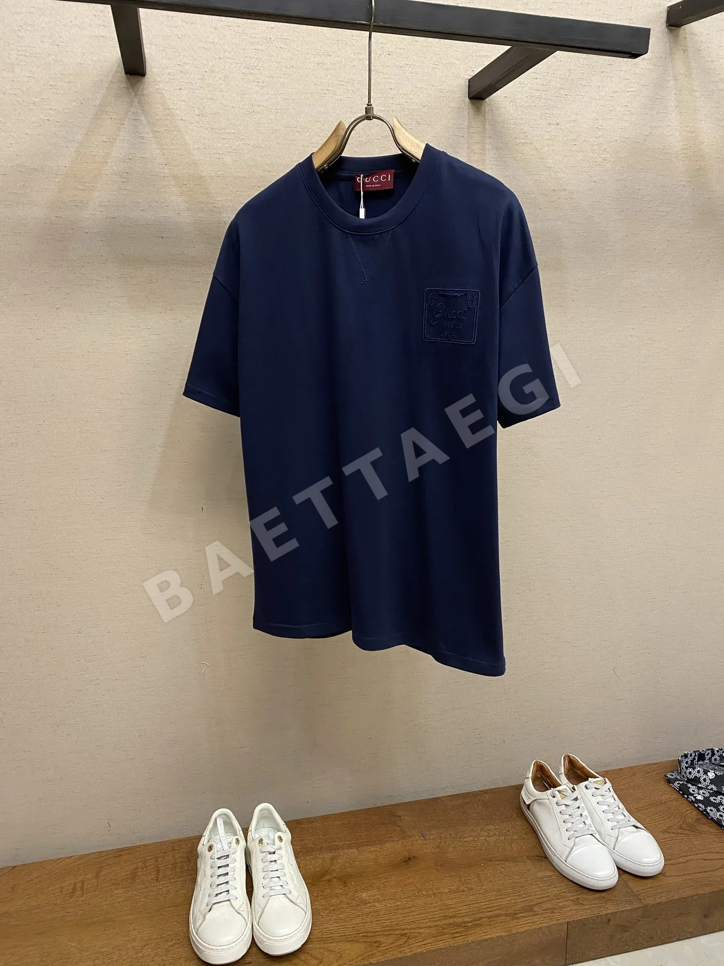 구찌 남성 코튼 반팔 티셔츠 47518