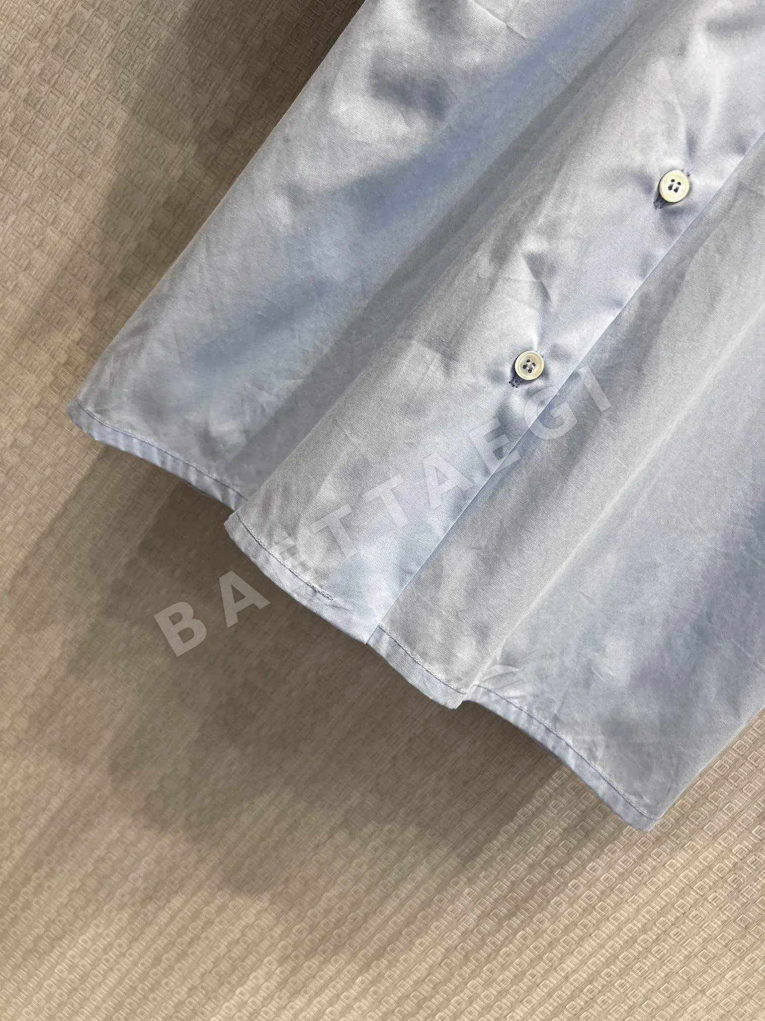 미우미우 베이비블루 피터팬카라 반팔 셔츠 상세 이미지 8