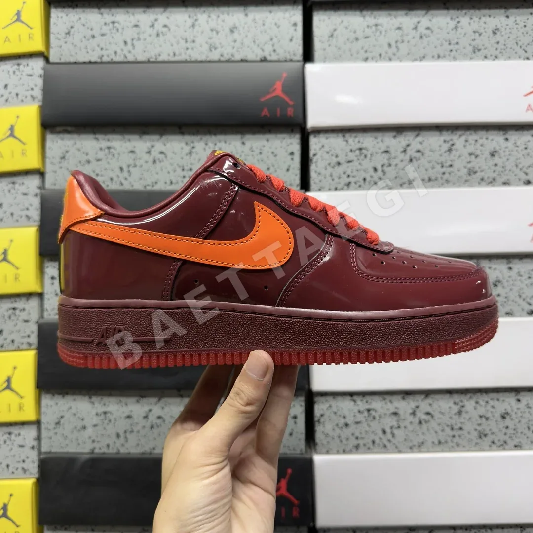 나이키 [G] 에어 포스 1 로우 IO4489-601 201893 Nike Air Force 1 Low Patent Leather Dark 상세 이미지 8