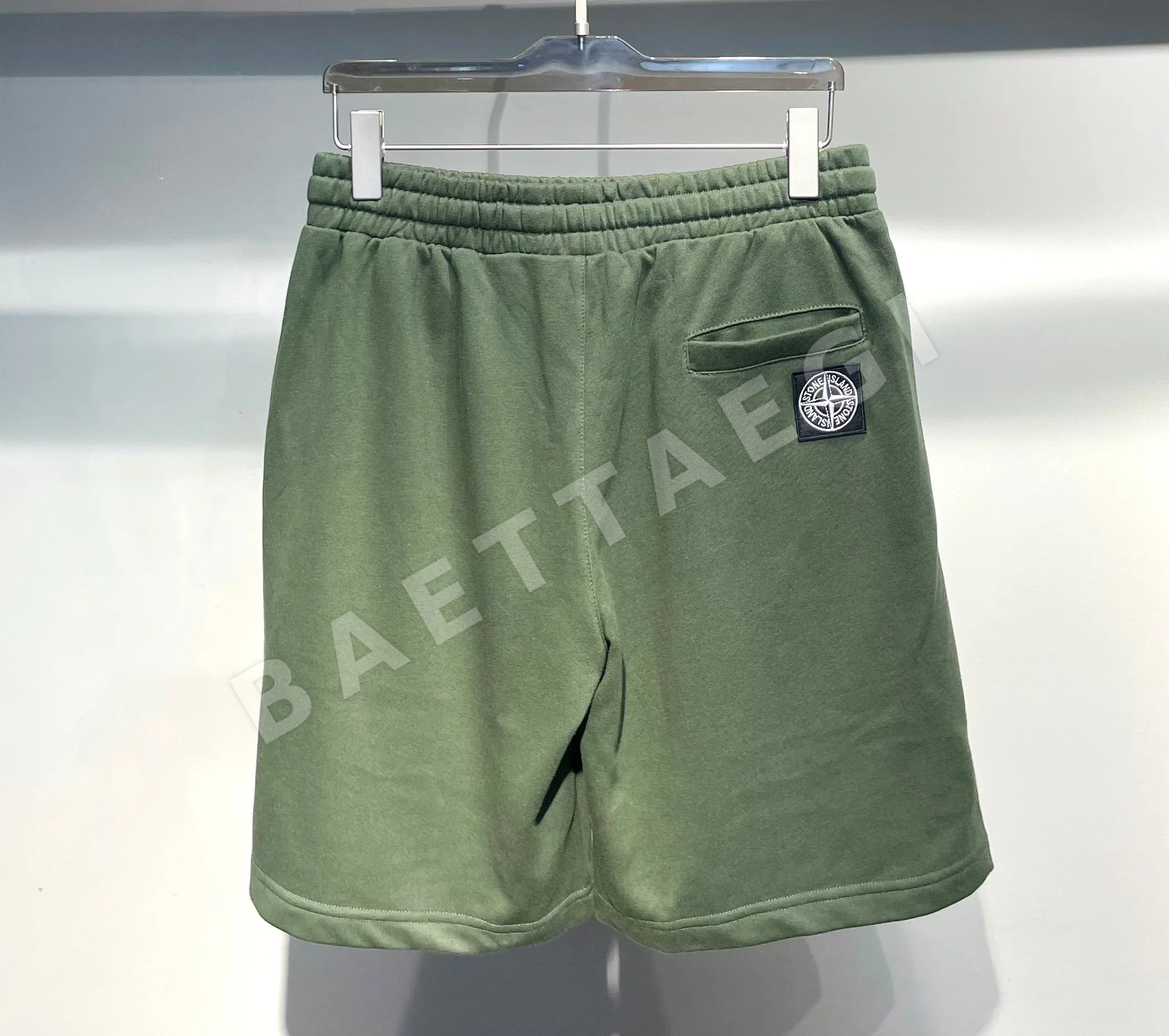 스톤아일랜드 테리 코튼 남여공용 반바지 상세 이미지 3