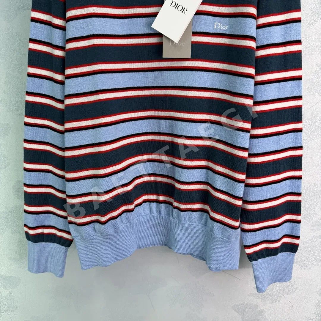 디올 스트라이프 여성 니트 상세 이미지 6