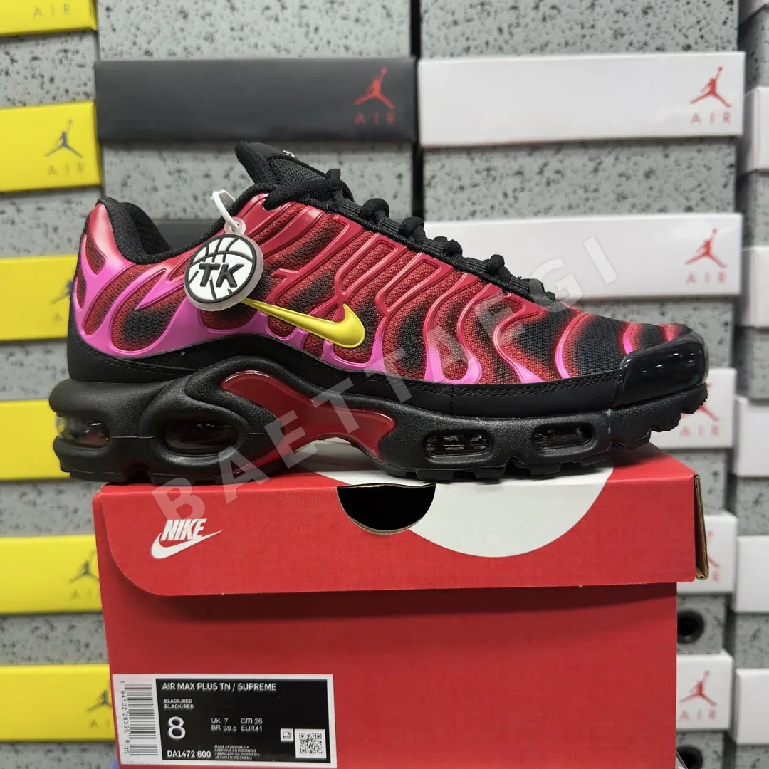 나이키 [TK] 에어 맥스 플러스 DA1472-600 201976 Nike Air Max Plus Supreme University Red