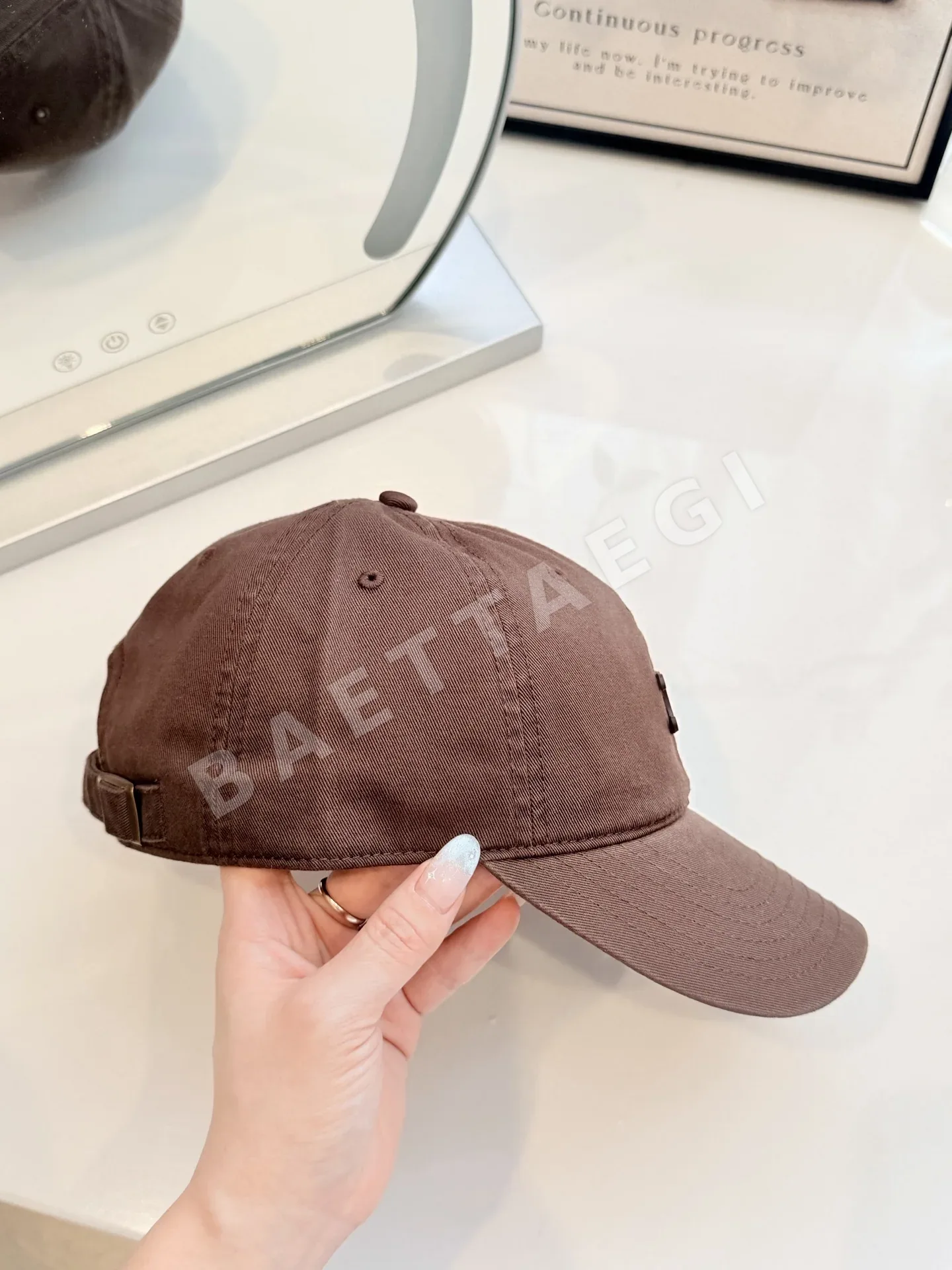 셀린느 코튼 자수 야구모자 상세 이미지 6