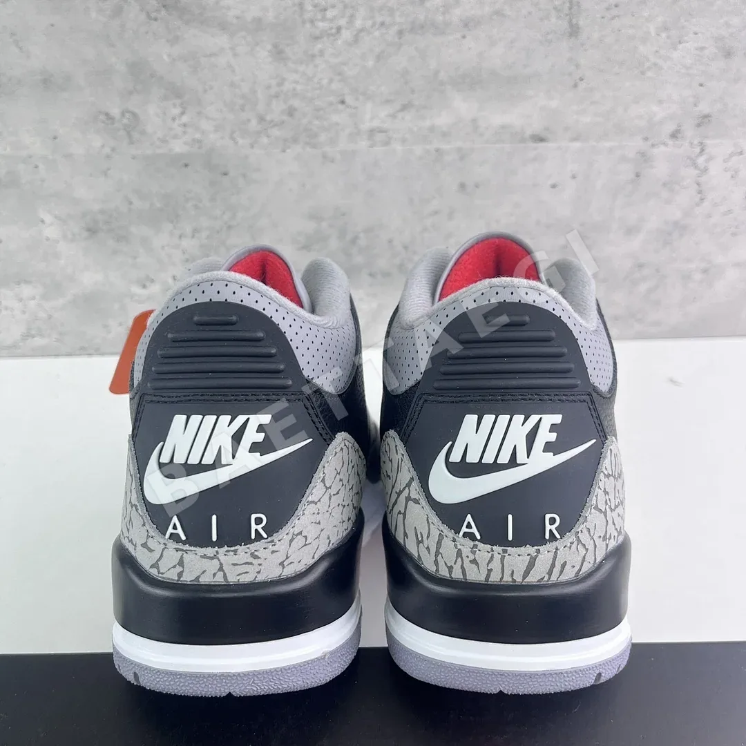 나이키 [GX] 조던 3 레트로 OG DN3707-010 201343 Nike Jordan 3 Retro OG Black Cemen 상세 이미지 5