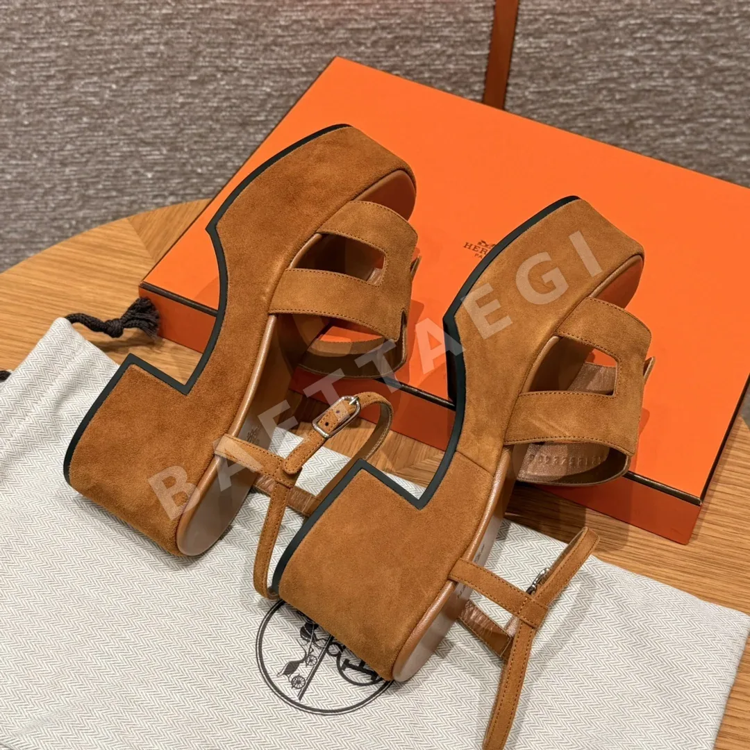 에르메스 잼30 샌들 Natural Suede 상세 이미지 5