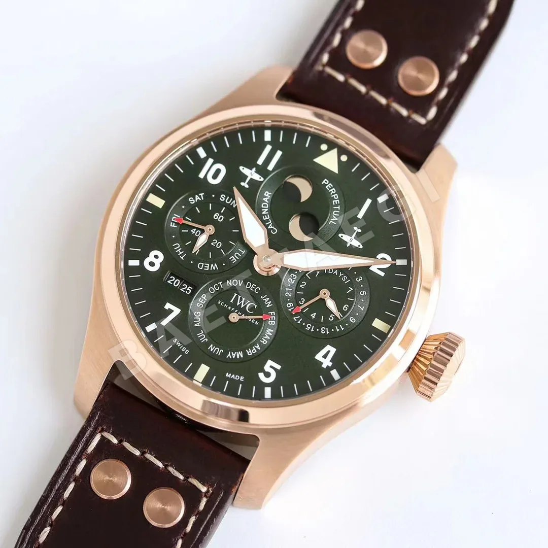 IWC 빅 파일럿 퍼페추얼 캘린더 시계 상세 이미지 3