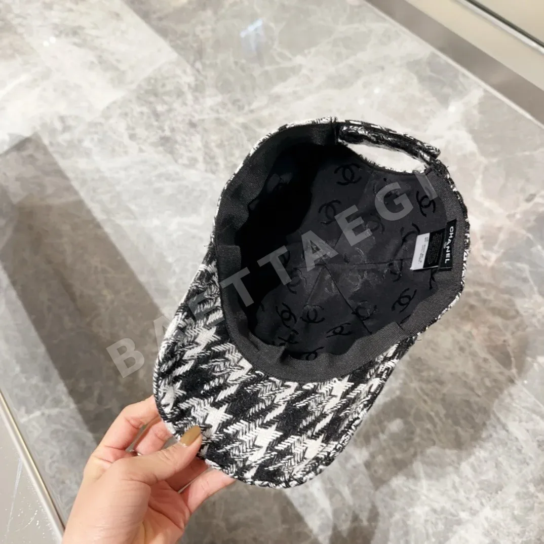 샤넬 울 베이스볼 캡 상세 이미지 7