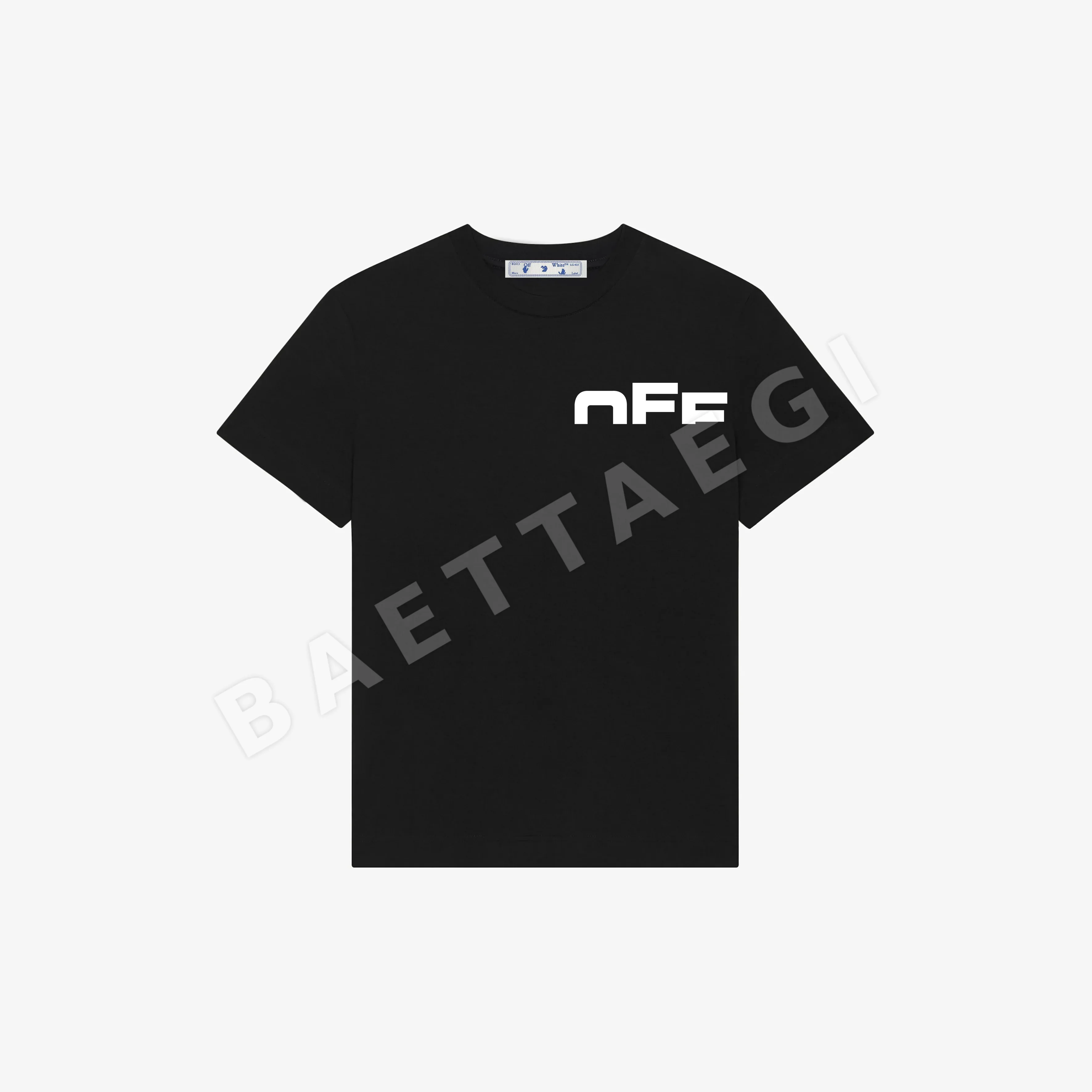 오프화이트 남성 반팔 티셔츠 87701