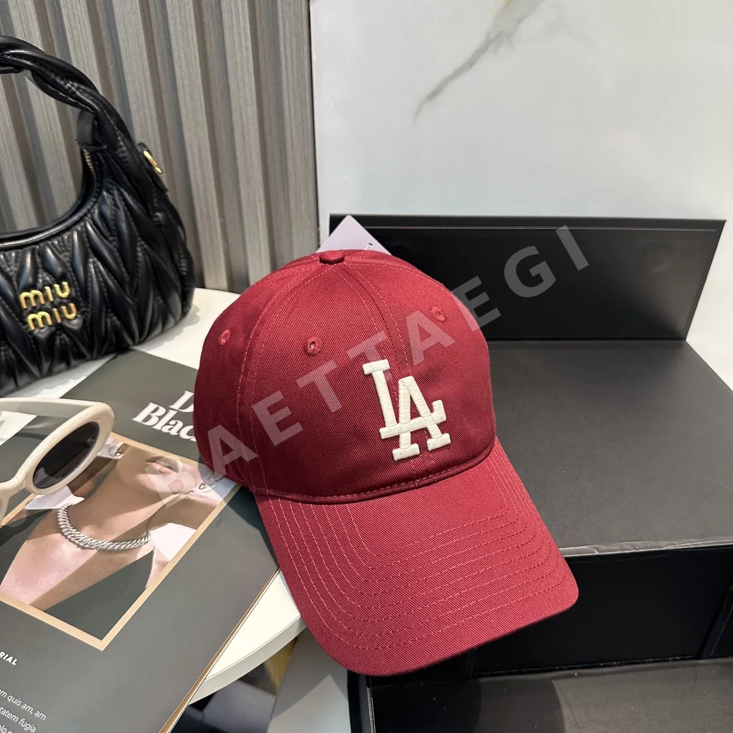 MLB 3D LA 자수 유니섹스 야구모자 상세 이미지 7