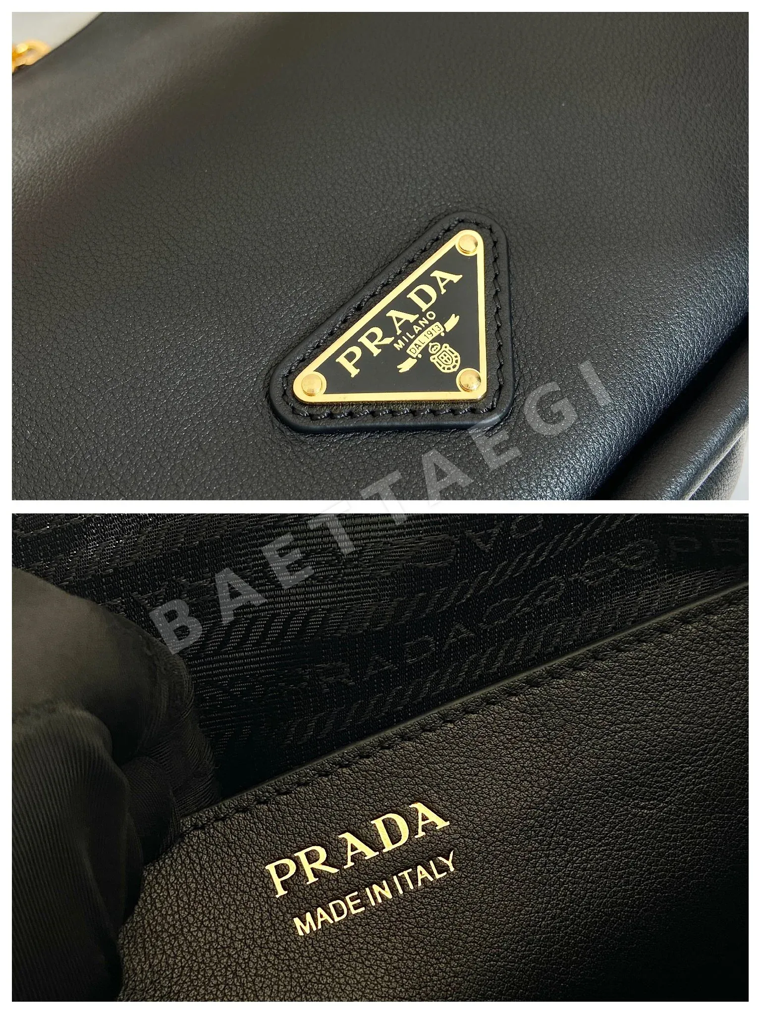 프라다 카프스킨 2 핸들 숄더 가방 1BA451 상세 이미지 9