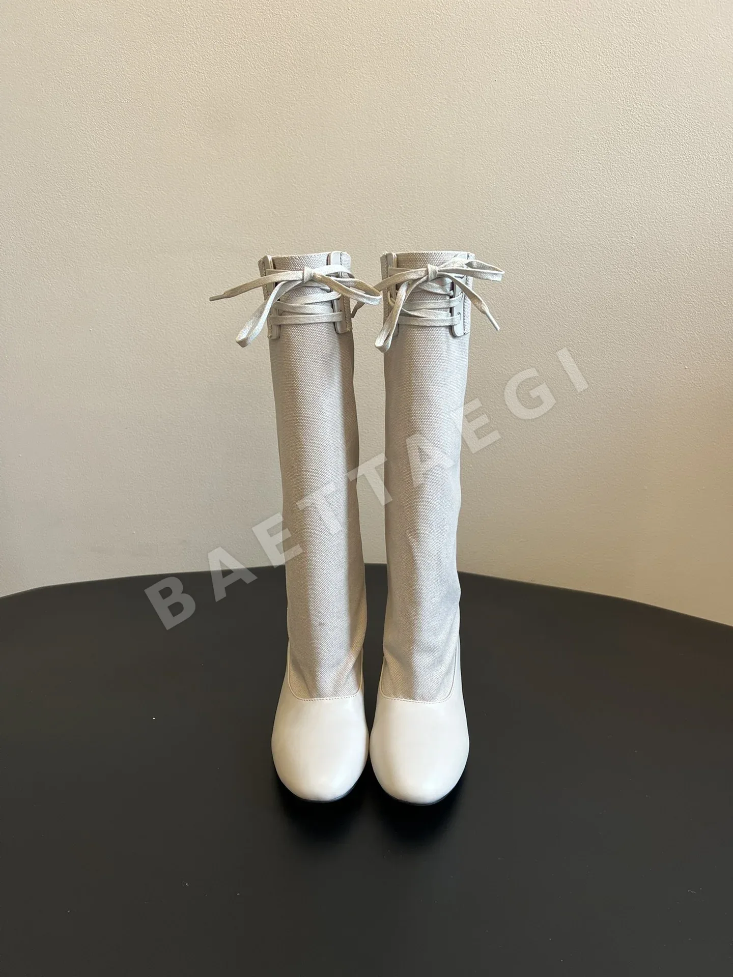 팔로마 울 패치워크 레이스업 로우힐 부츠 134522