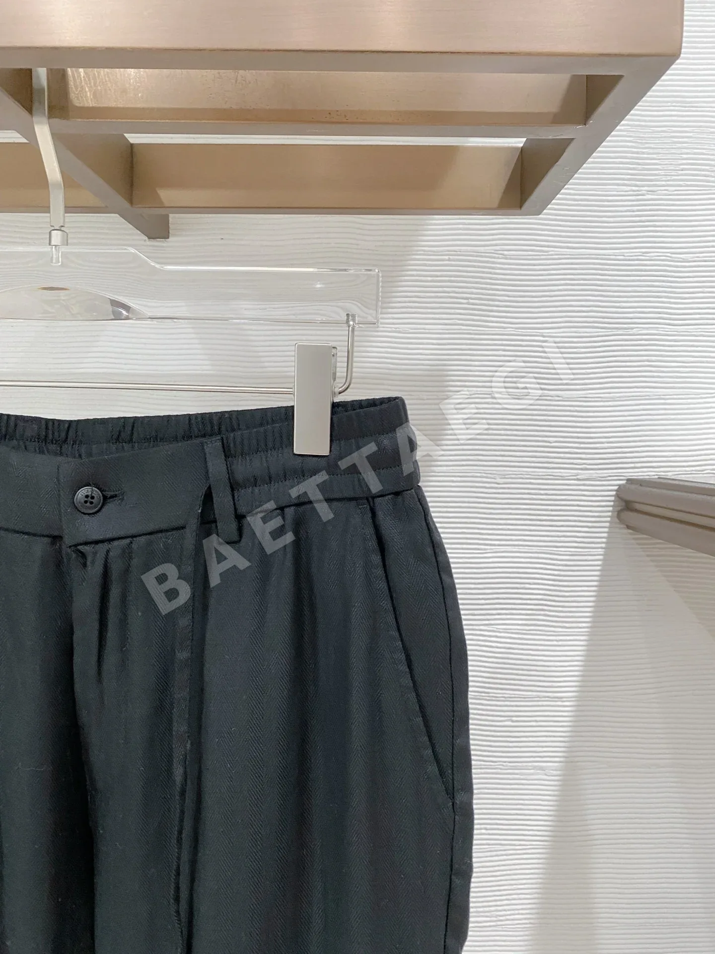 브루넬로쿠치넬리 남성 린넨 드로스트링 캐주얼 바지 상세 이미지 4