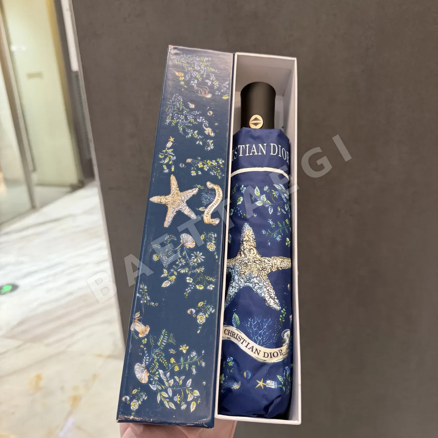 디올 3단 자동 차양 우산 85563