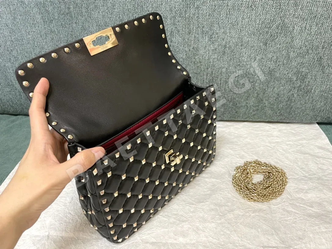 발렌티노 시프스킨 스터드 미디엄 핸드백 상세 이미지 9
