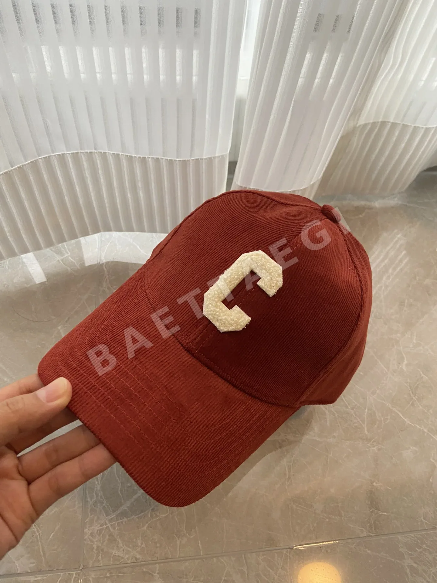 셀린느 코듀로이 베이스볼 캡 상세 이미지 2