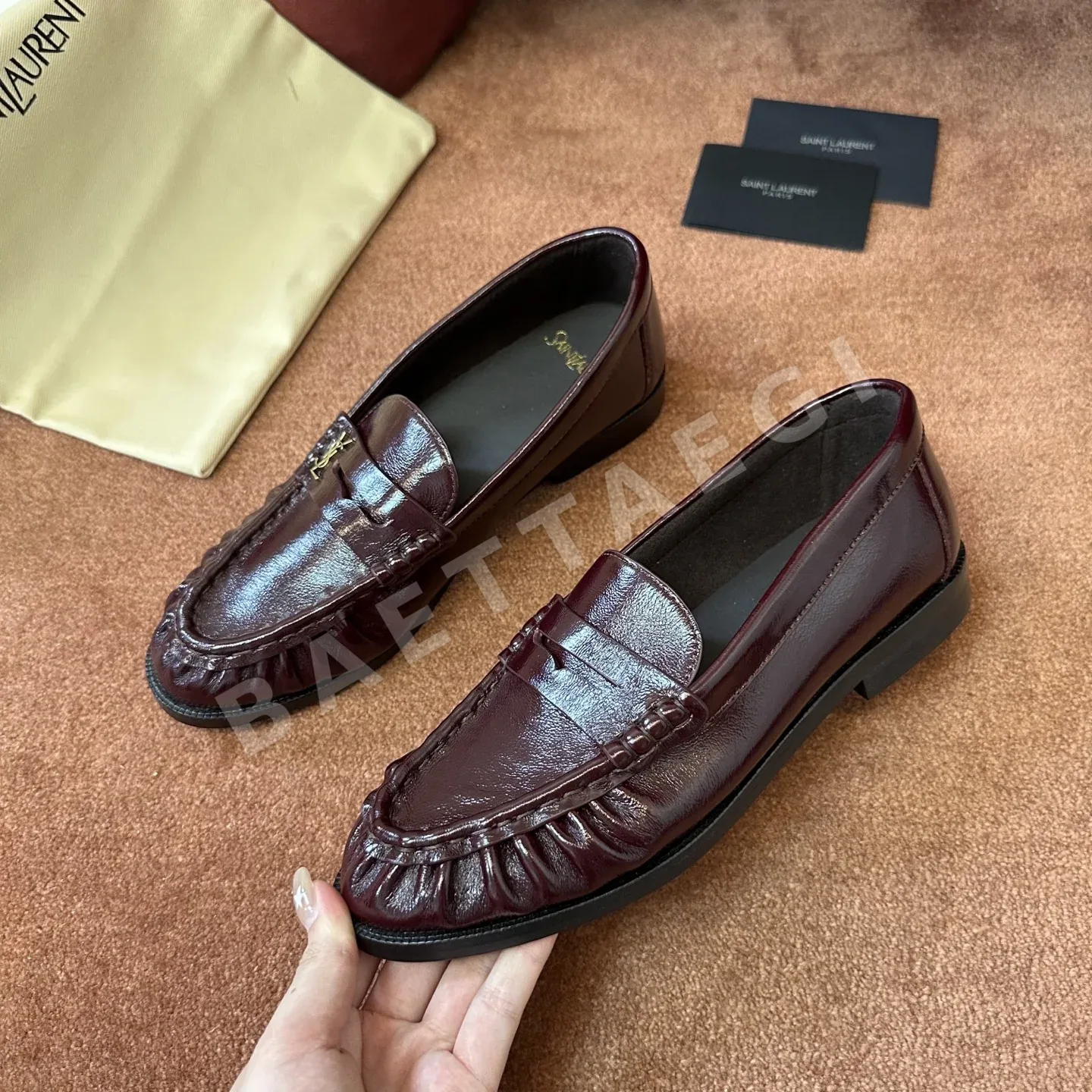생로랑 YSL 뮬 앞코 덮인 로퍼 상세 이미지 6