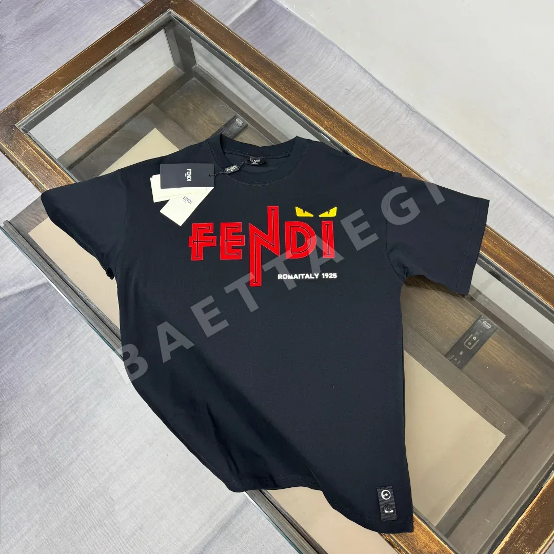 펜디 여성 반팔 크루넥 티셔츠 88766