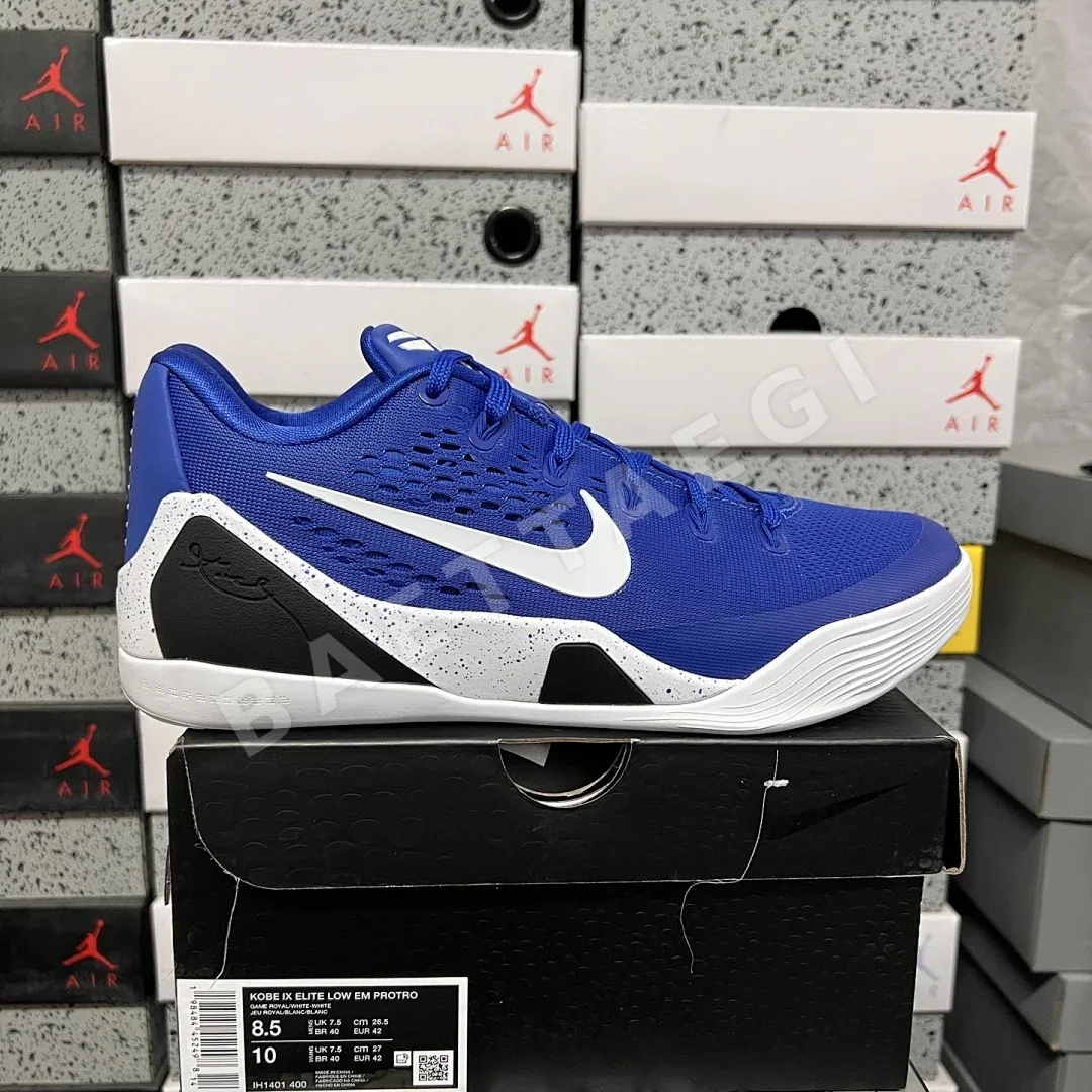 나이키 [GX] 코비 9 엘리트 로우 EM 프로트로 블루 화이트 IH1401-400 201388 Nike Kobe 9 Elite Low EM 상세 이미지 1