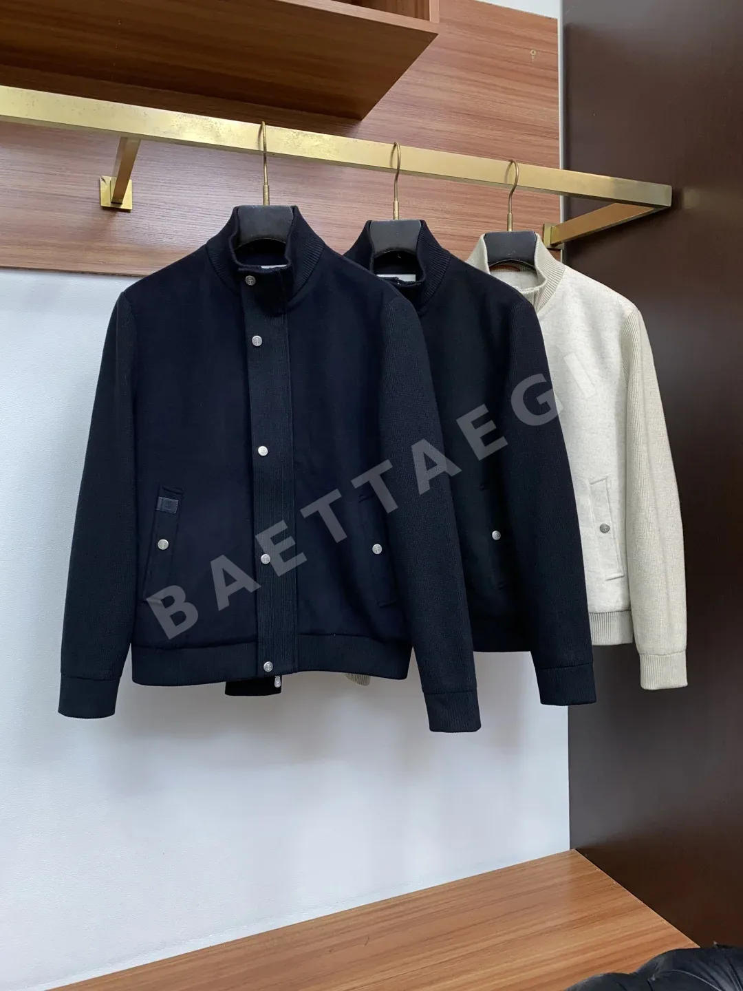 로로피아나 패치워크 울 남성 자켓 상세 이미지 10