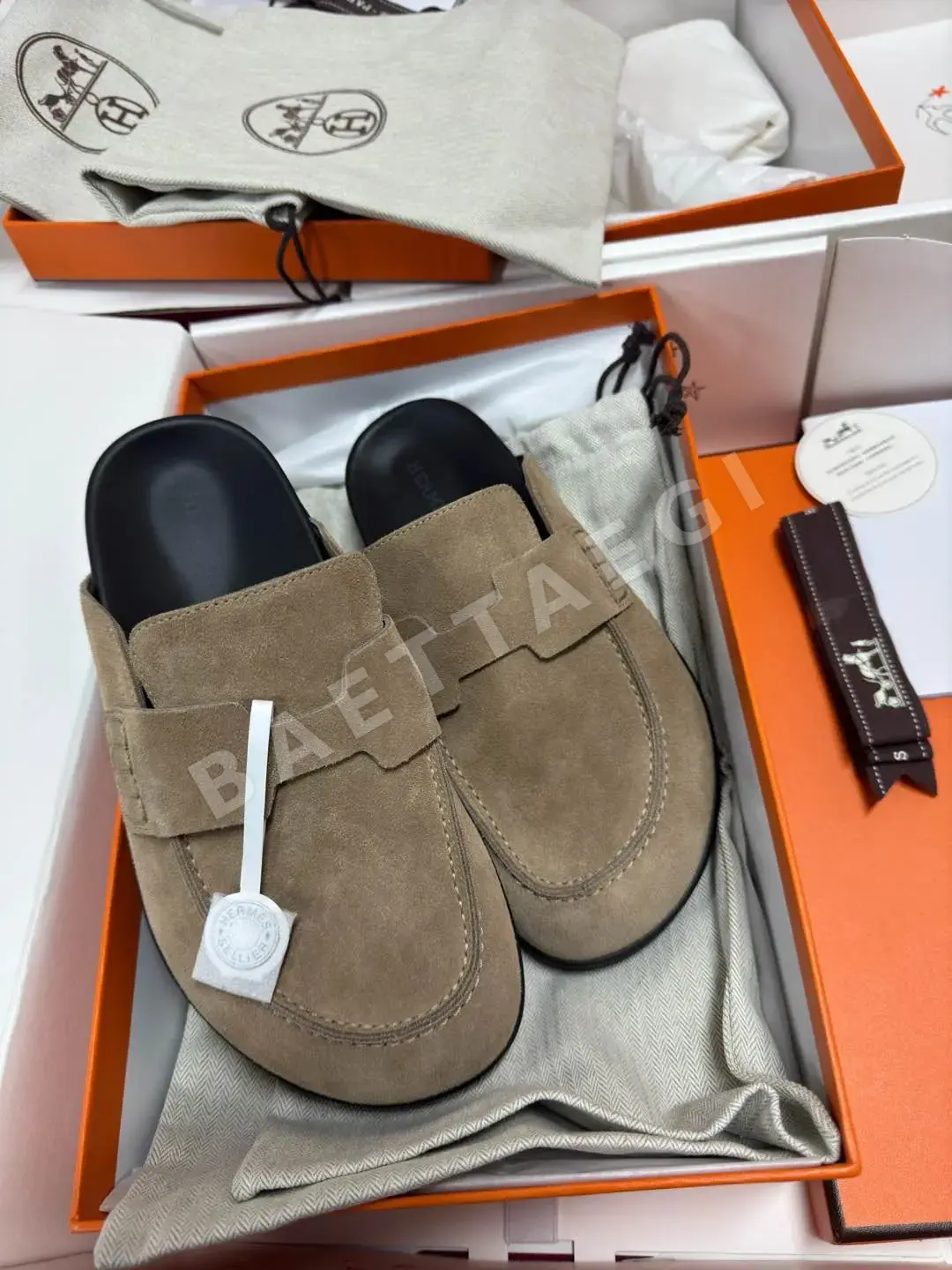 에르메스 고 뮬 상세 이미지 4