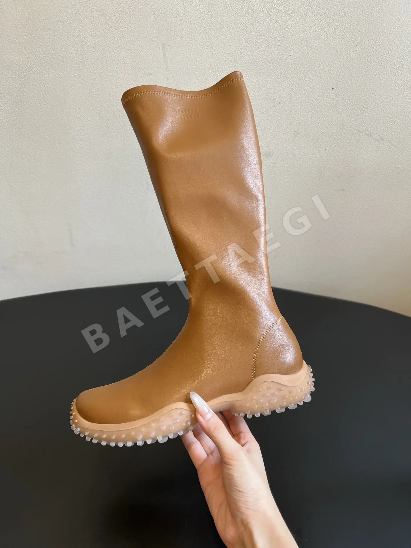 미우미우 부츠 둥근 앞코 상세 이미지 6
