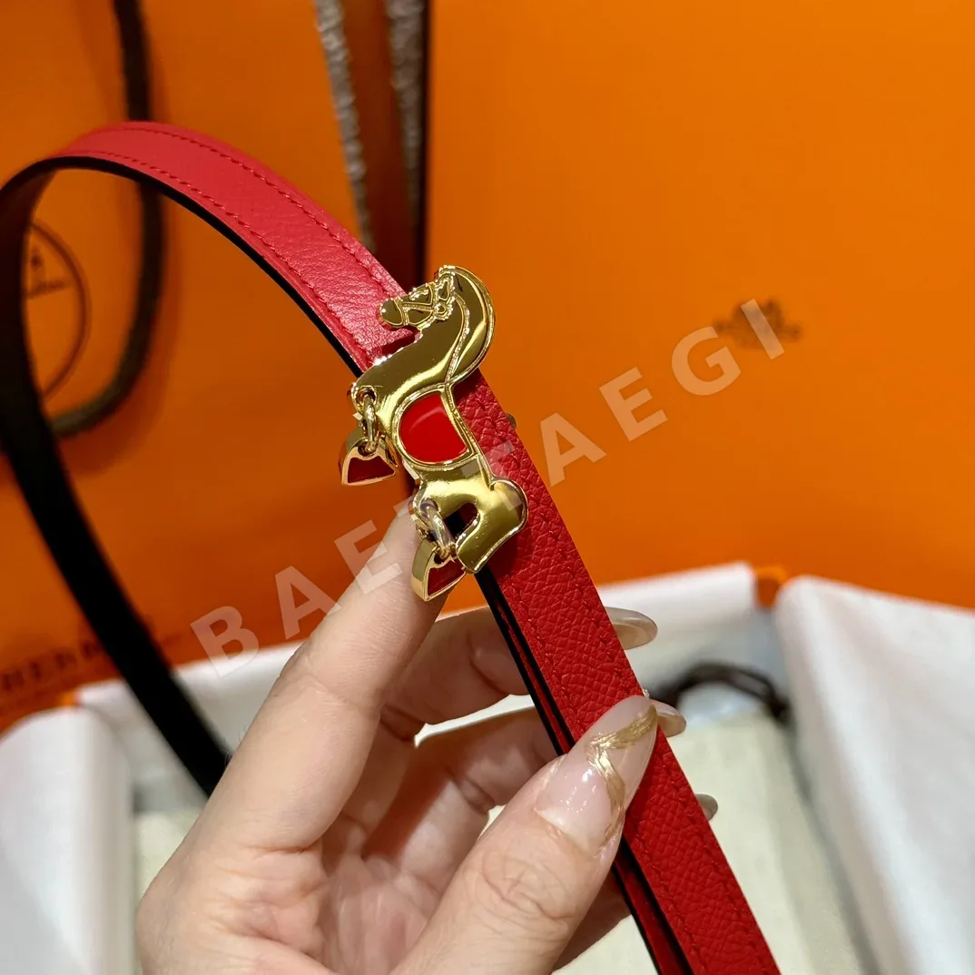 에르메스 그르낭 양면 송아지가죽 벨트 상세 이미지 4