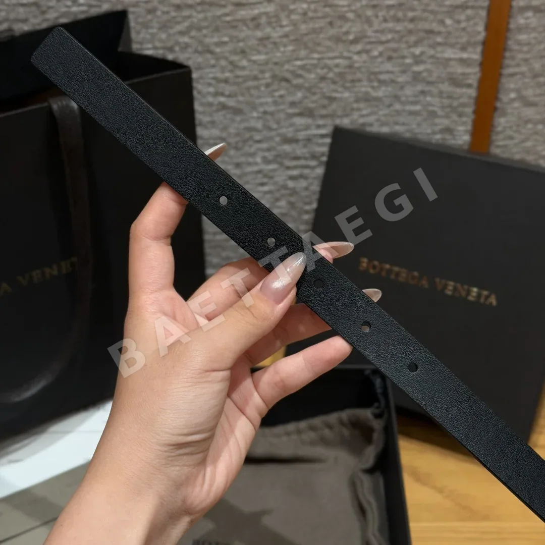 보테가베네타 로프 노트 가죽 벨트 상세 이미지 6