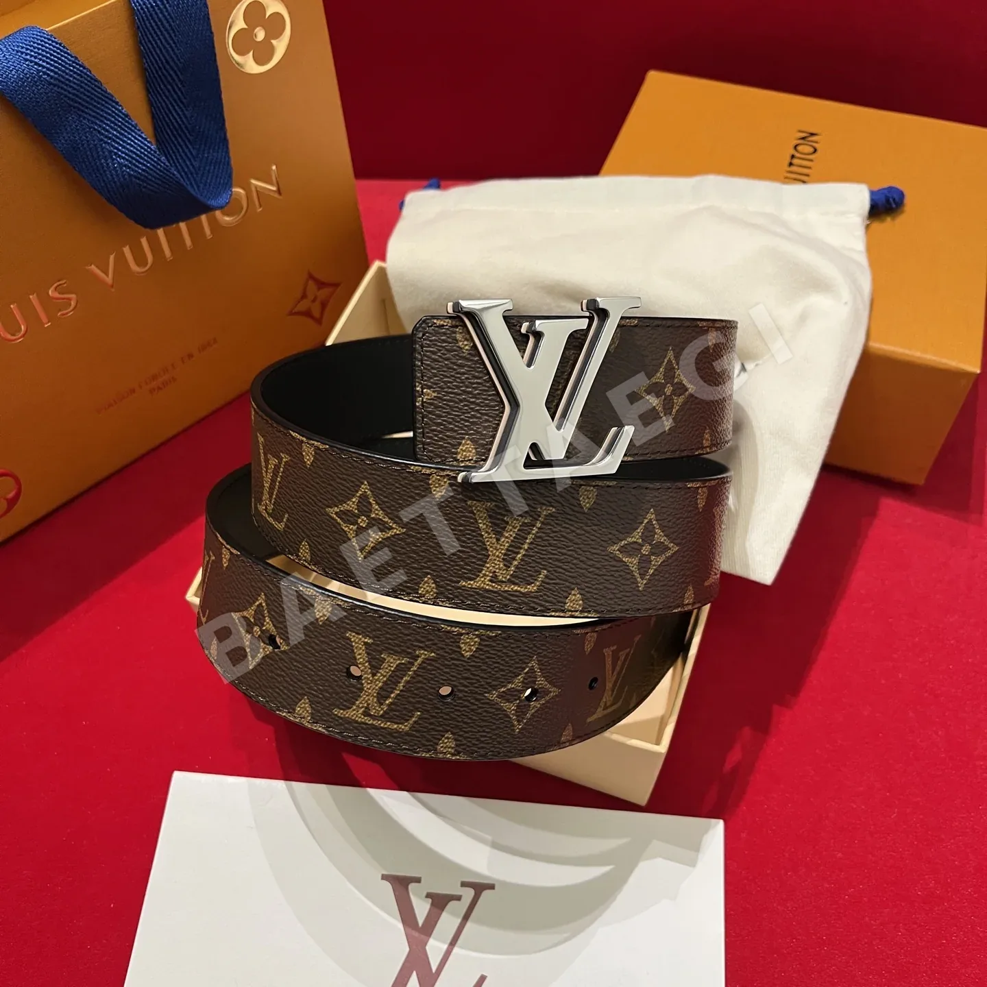 루이비통 LV 옵티컬 버클 캔버스 벨트 상세 이미지 9