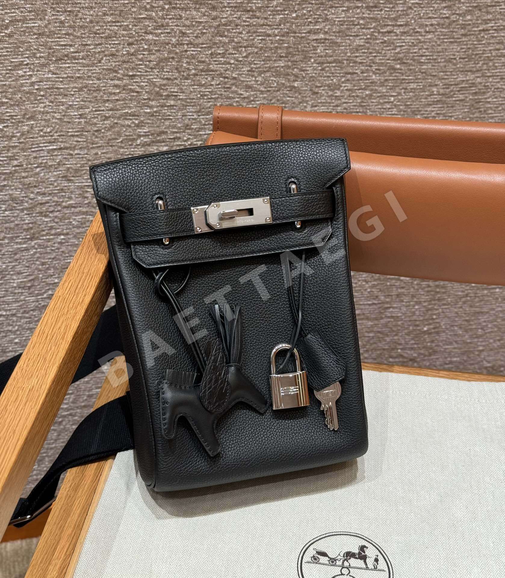 에르메스 핵 아 도 토고 블랙 백팩 166699