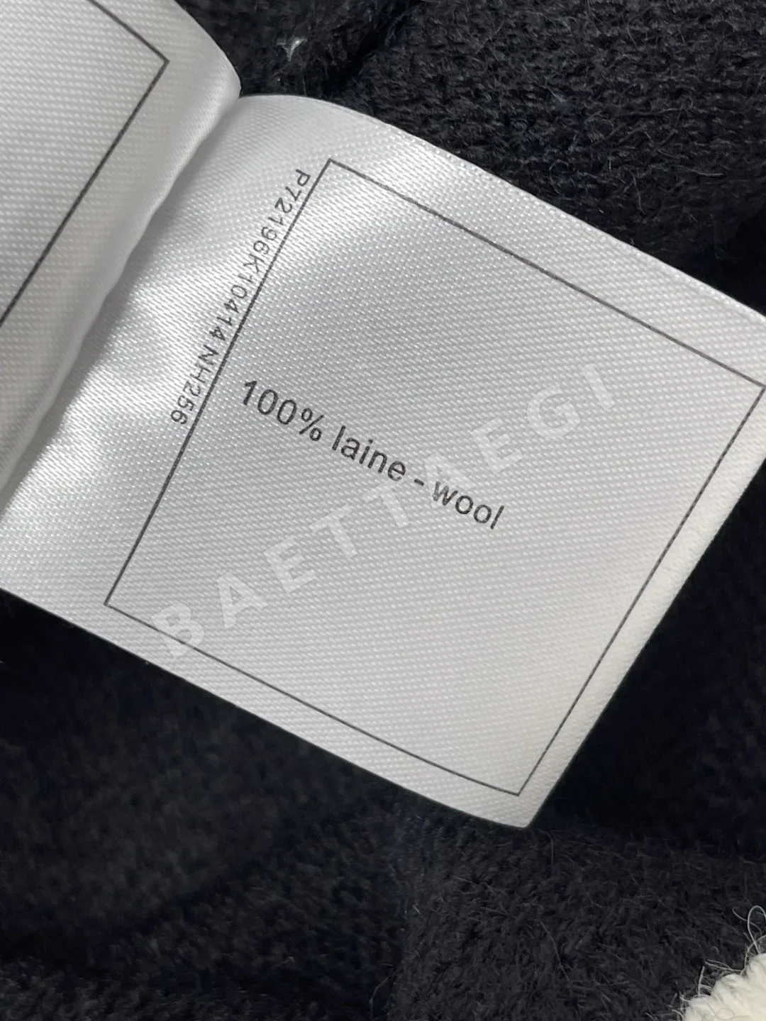 샤넬 컬러 블록 크루넥 울 혼방 가디건 상세 이미지 9