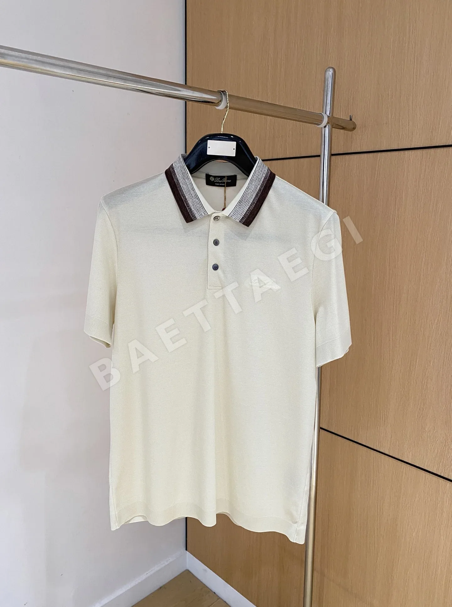 로로피아나 남성 린넨 반팔 티셔츠 114624