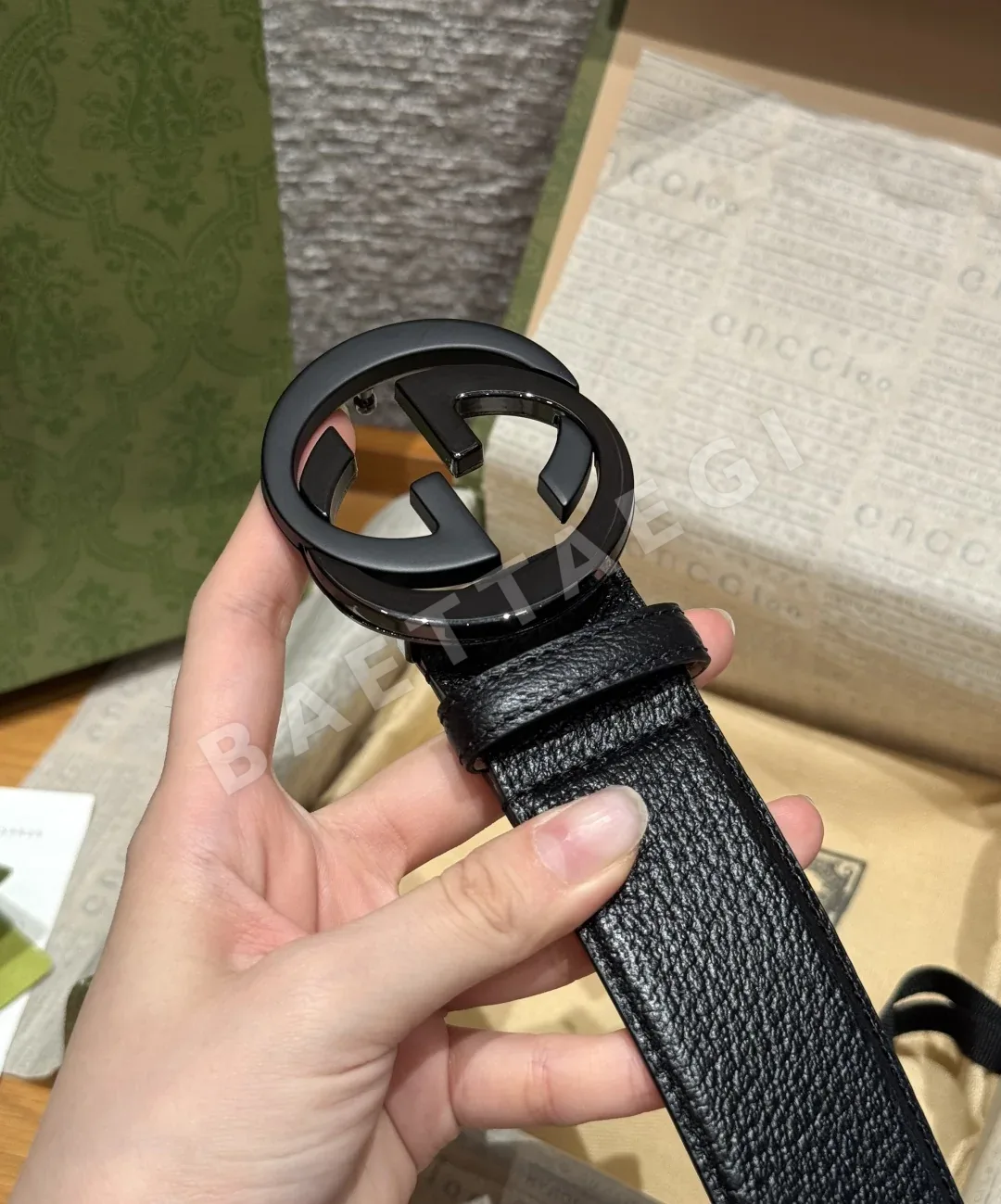 구찌 더블 G 가죽 벨트 상세 이미지 7