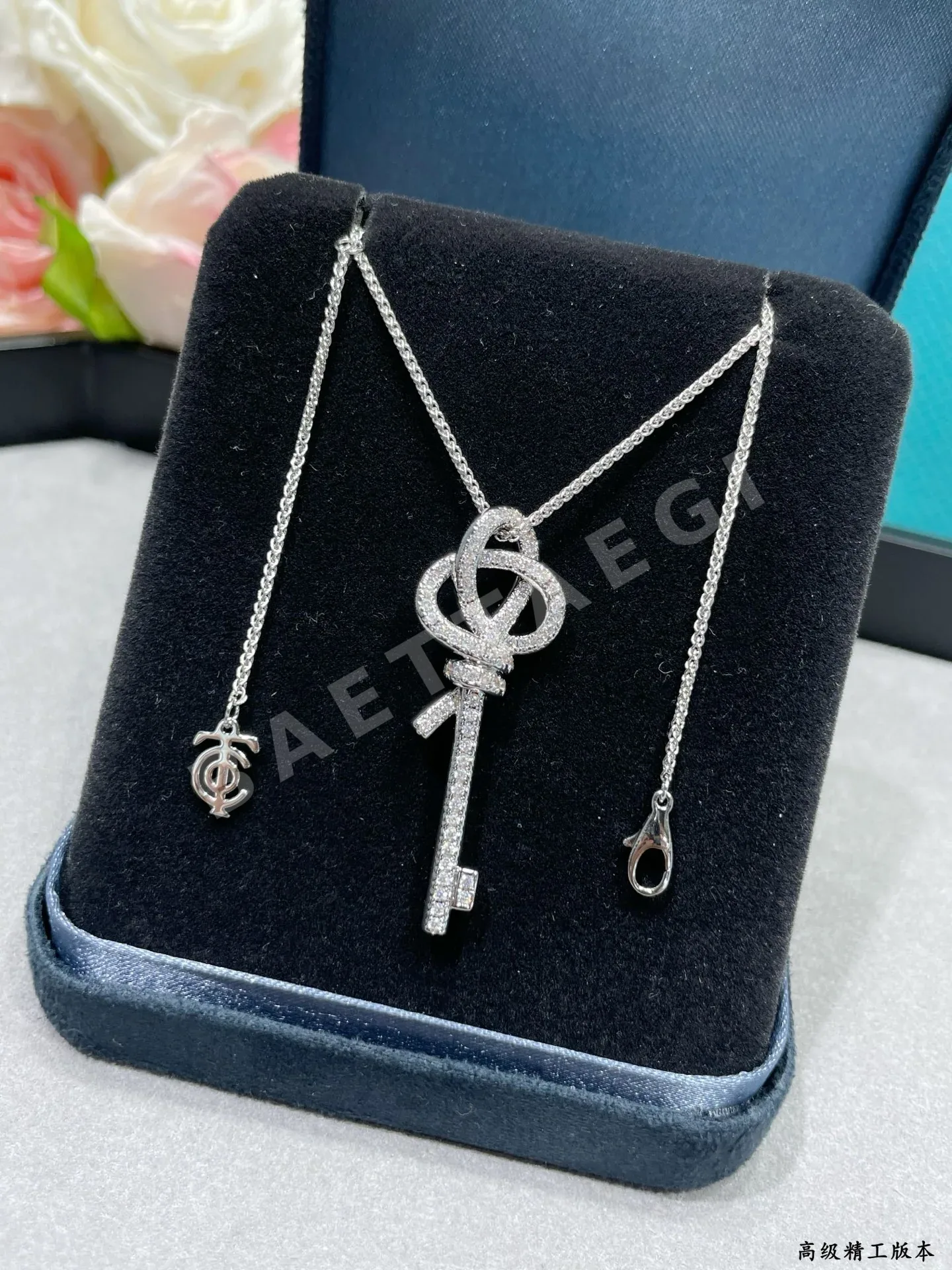 티파니 18K 골드 다이아몬드 키즈 목걸이 상세 이미지 5