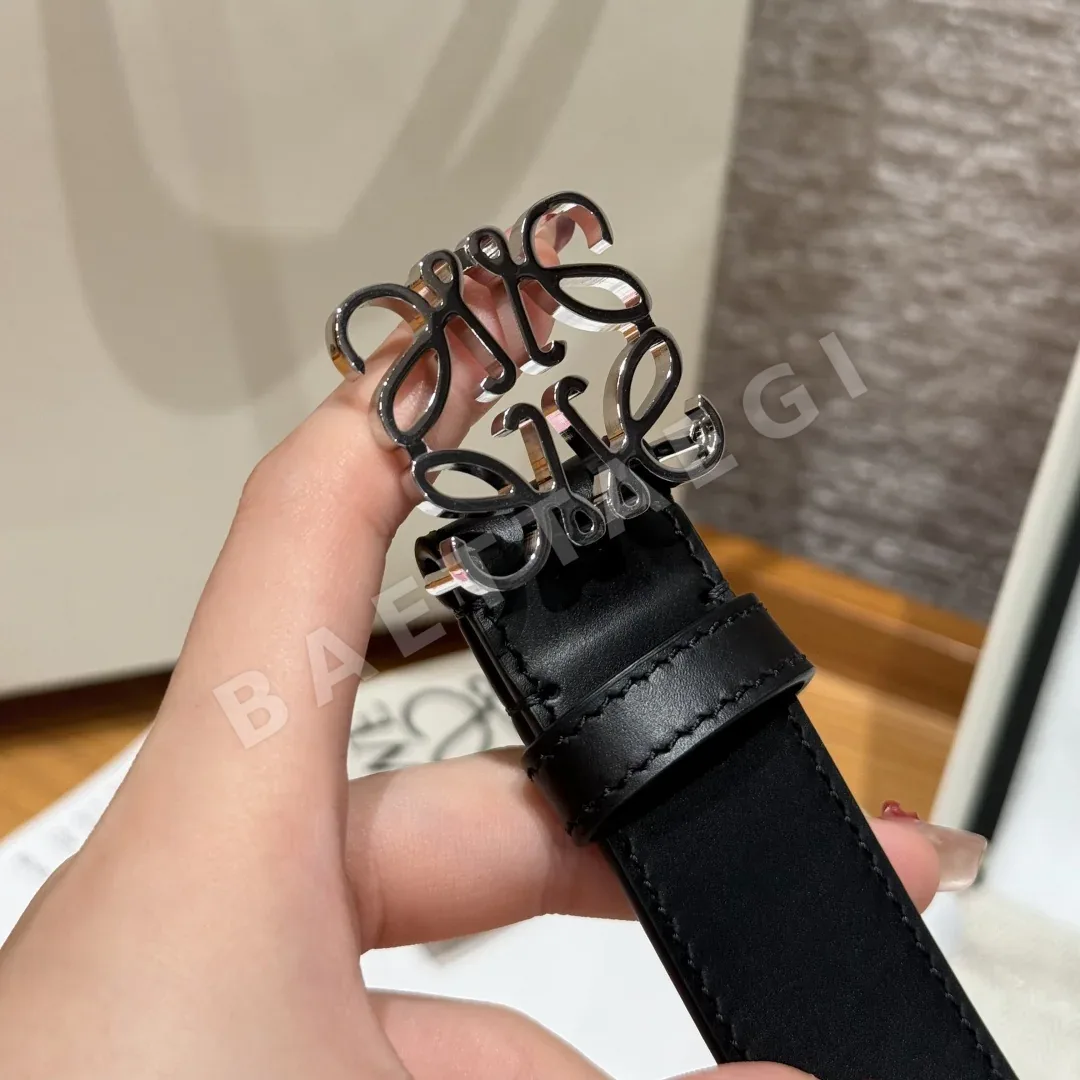 로에베 아나그램 소가죽 벨트 상세 이미지 7
