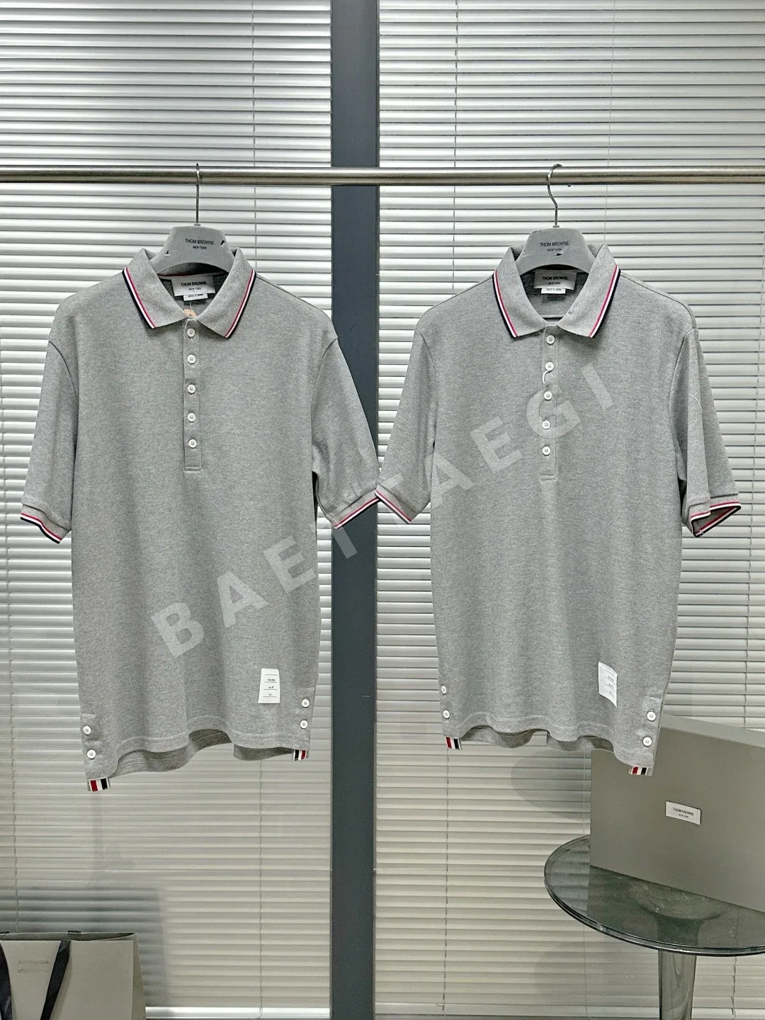 톰브라운 남성 메시 반팔 폴로셔츠 126254