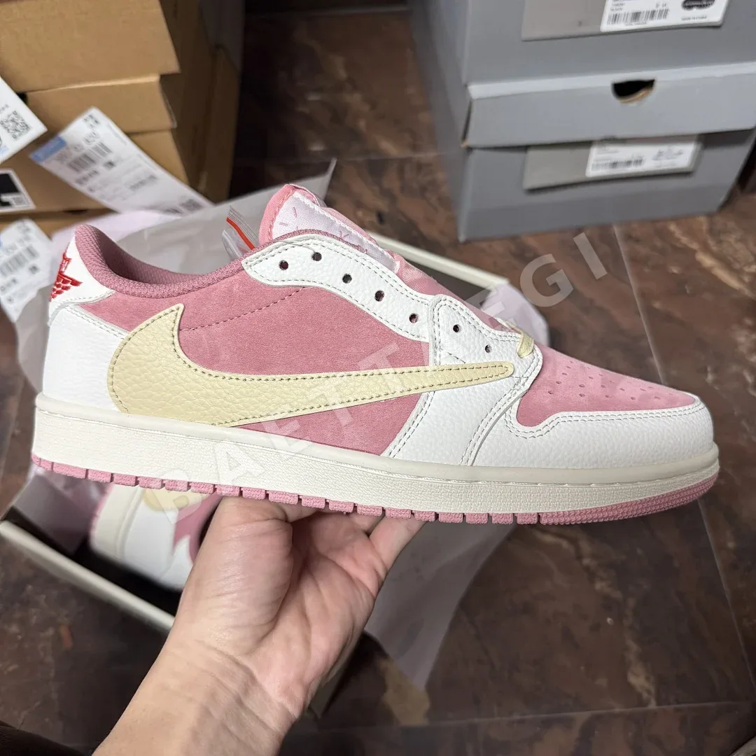 나이키 [HP] DM7866-600 200977 Nike Travis Scott X Air Jordan 1 Low Shy Pink