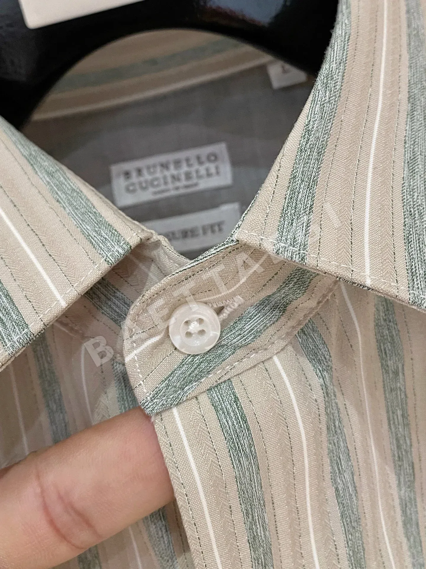 브루넬로쿠치넬리 남성 린넨 긴팔 셔츠 상세 이미지 6