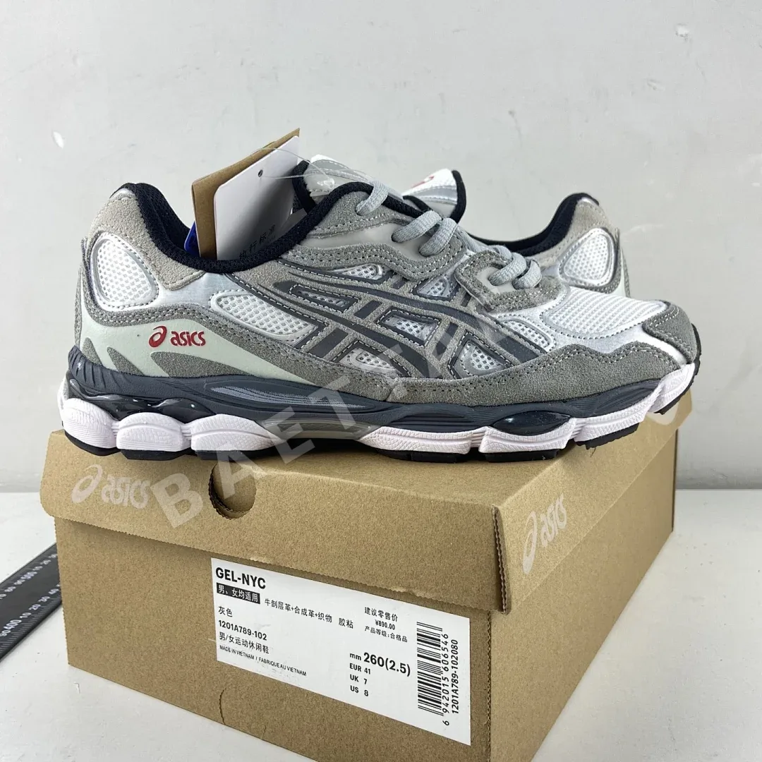 아식스 [HP] 젤 NYC 1201A789-102 200218 Asics Gel-NYC White Steel Grey