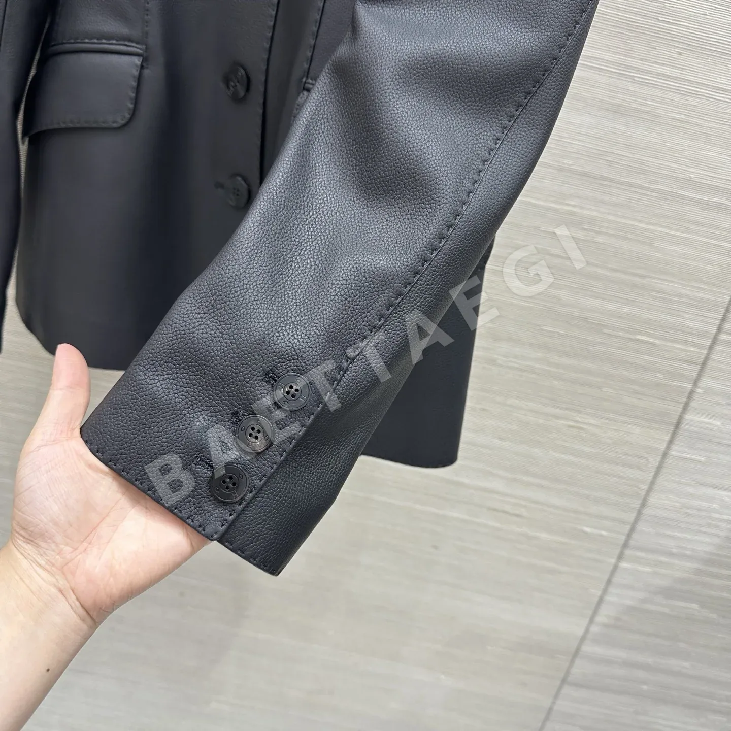 에르메스 램스킨 테일러드 여성 자켓 상세 이미지 7