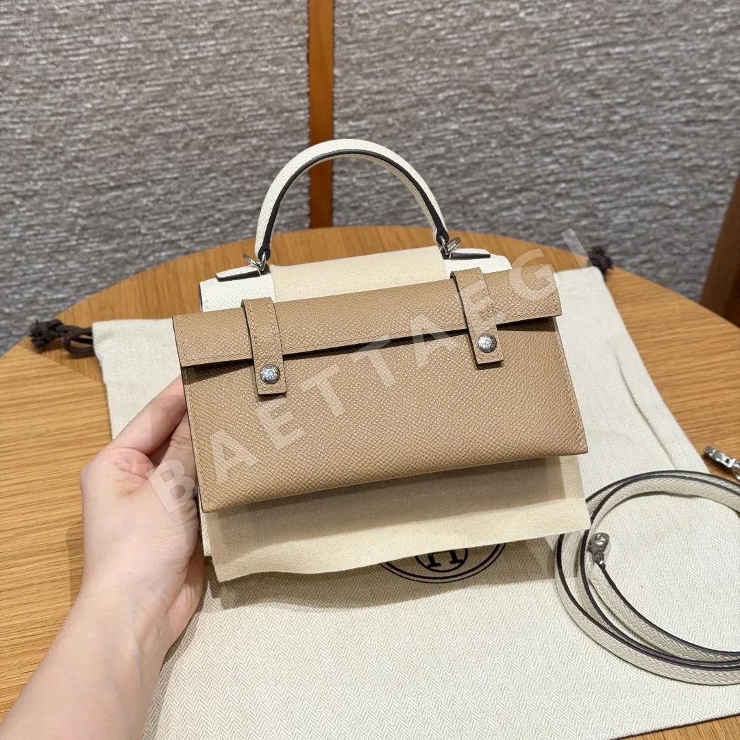 에르메스 켈리돌백 크림 화이트 실버 가죽 숄더백 상세 이미지 2