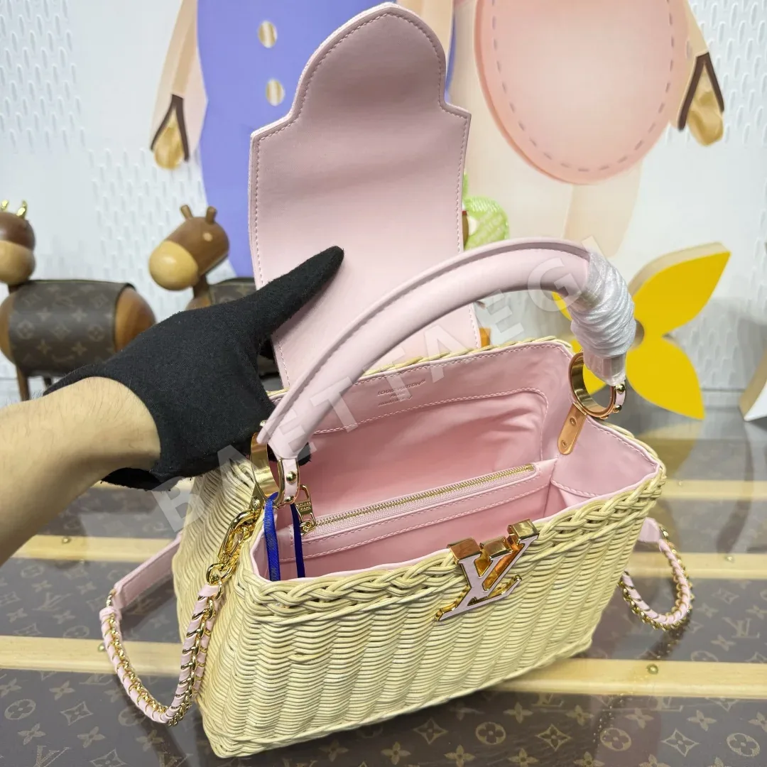 루이비통 캡시뉴BB 라탄 데님 핸드백 M29501 상세 이미지 9
