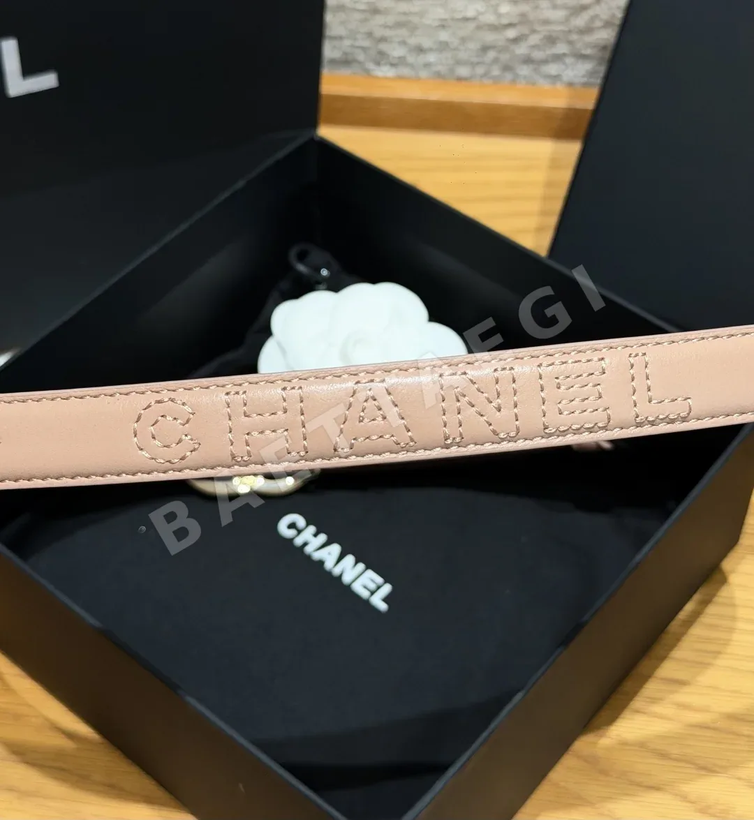 샤넬 퀼팅 램스킨 20mm 벨트 상세 이미지 5