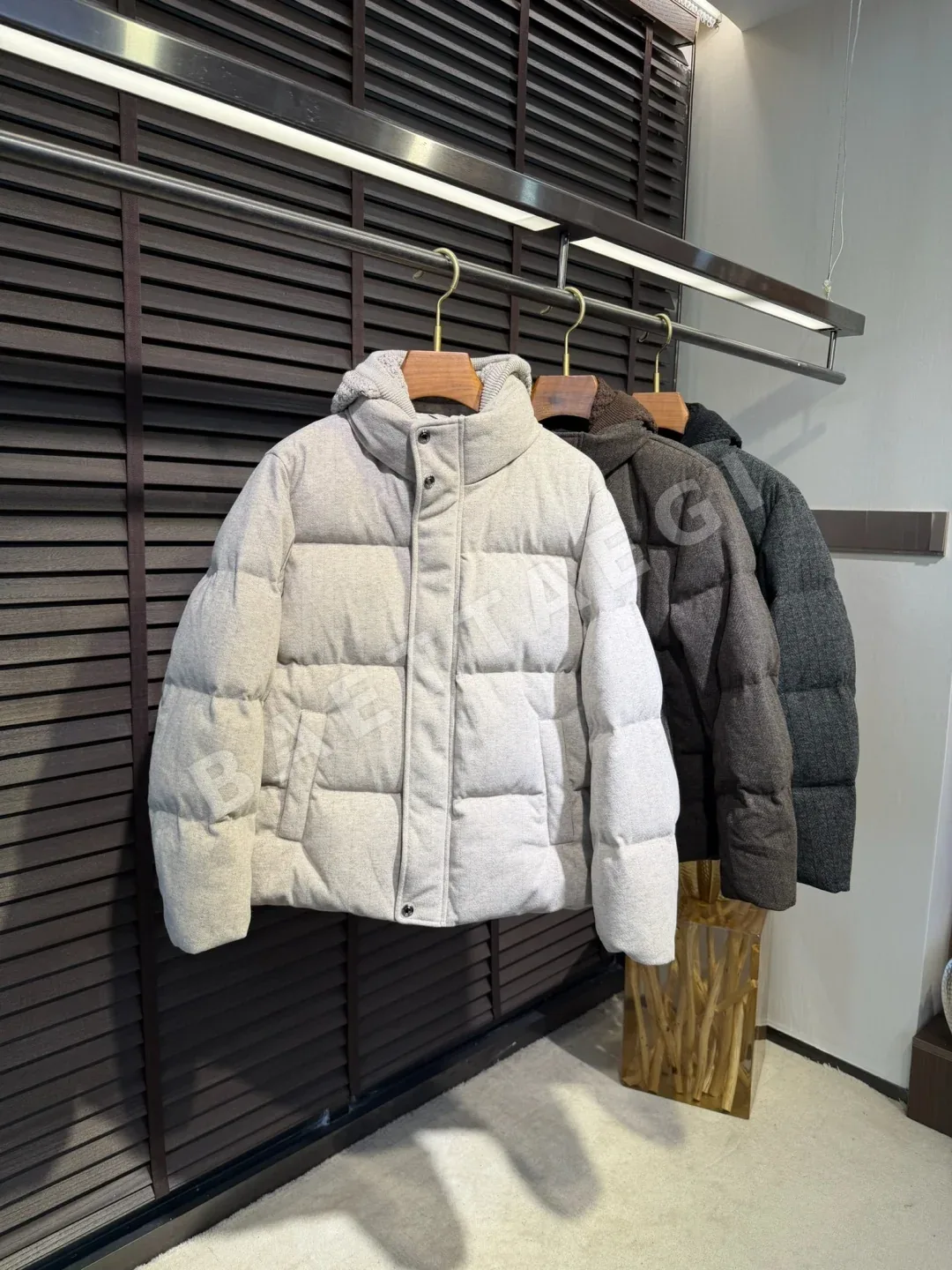 로로피아나 캐시미어 울 구스다운 남성 패딩 상세 이미지 3