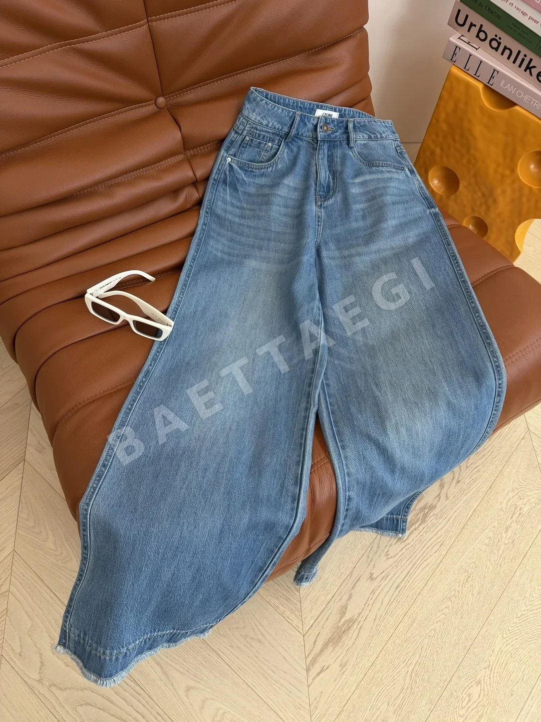셀린느 와이드 스트레이트 데님 바지 상세 이미지 3