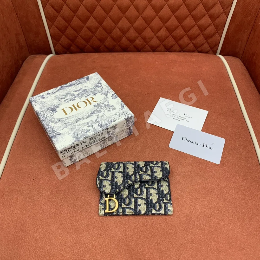 디올 새들 미니 카드홀더 지갑 190738