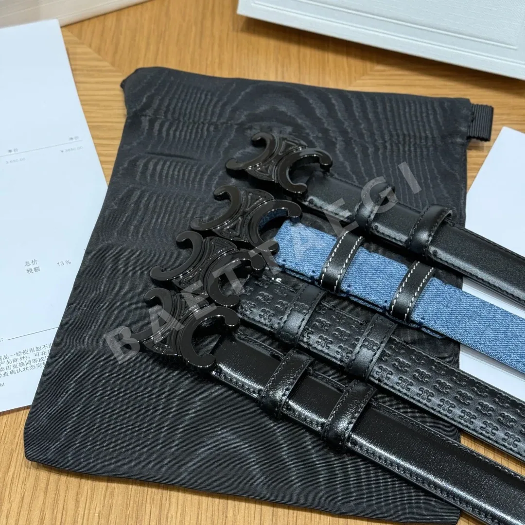 셀린느 데님 가죽 벨트 상세 이미지 8