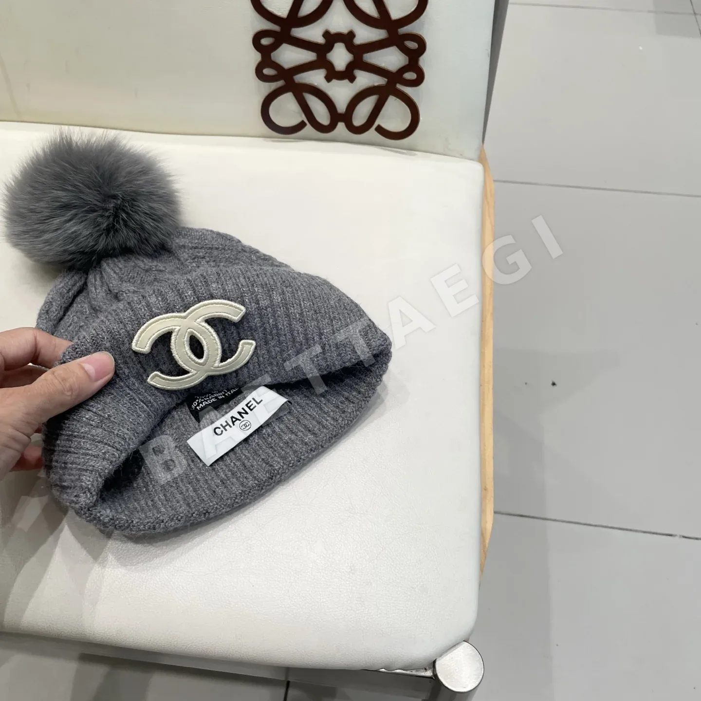 샤넬 울 니트 비니 상세 이미지 9
