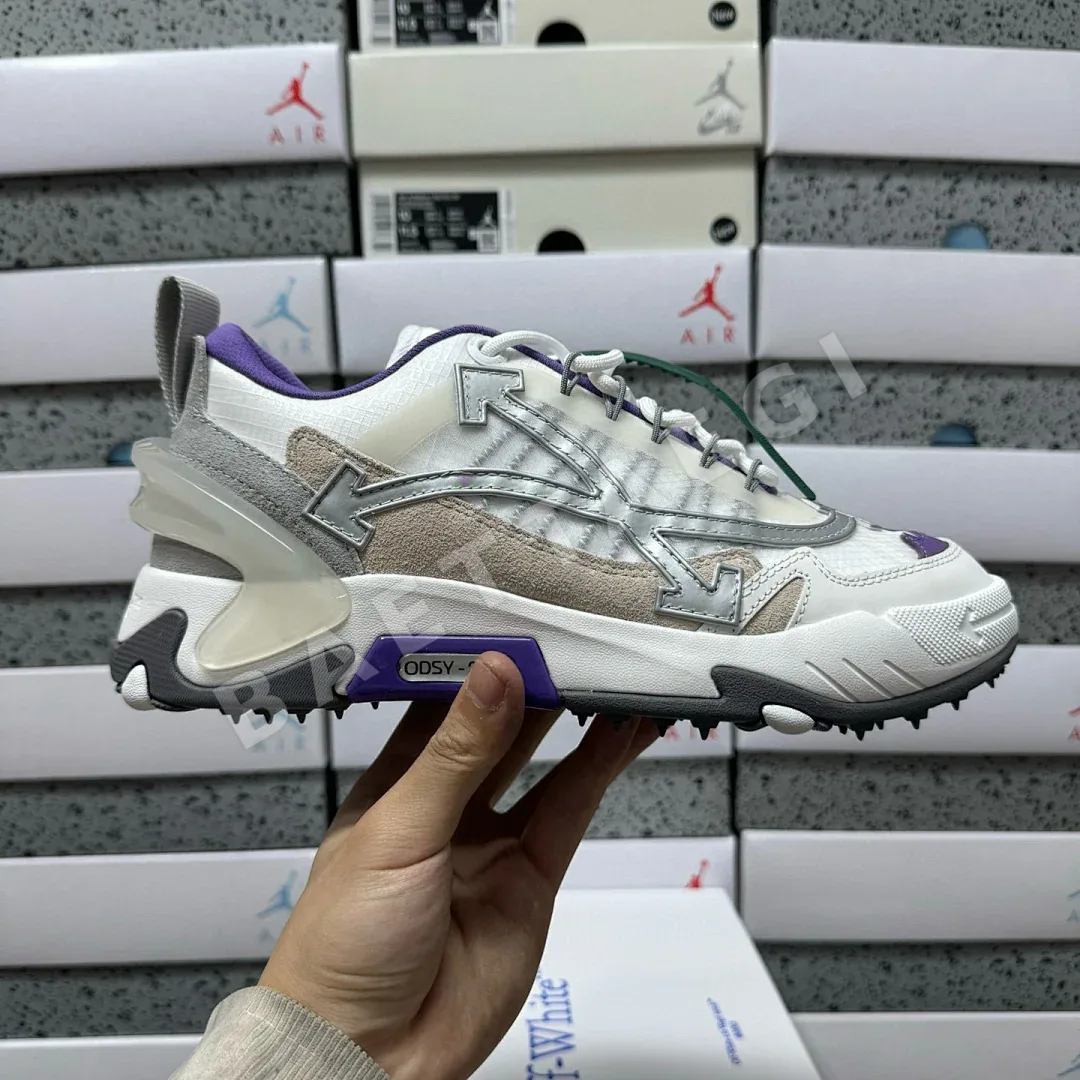 오프화이트 ODSY-2000 202421 Off White Sneaker White Purple 상세 이미지 10