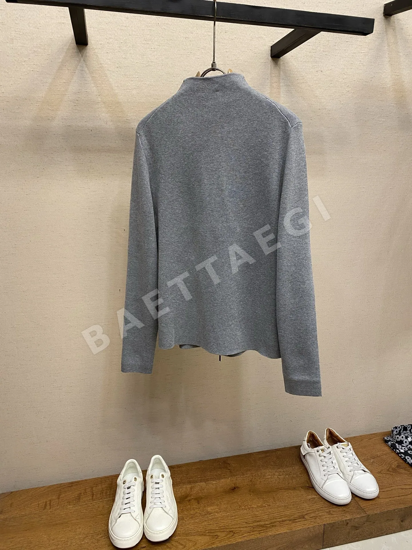 디올 벨벳 울 지퍼업 남성 자켓 상세 이미지 2