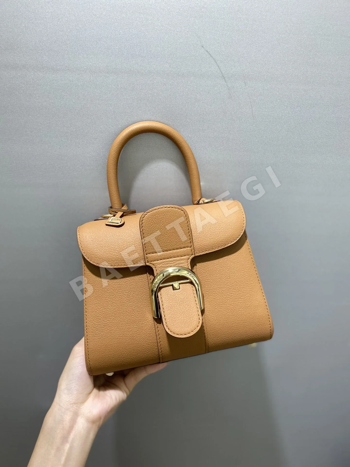 델보 브릴리언트 토고 가죽 크로스백 상세 이미지 2